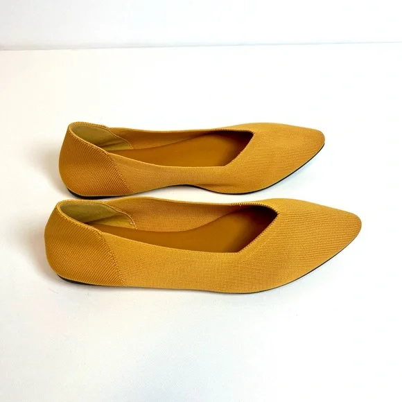 NWT • Women’s MIA “Kerri” Pointed Toe Flats • Size 6.5M • Color: Mustard Yellow - Picture 6 of 13